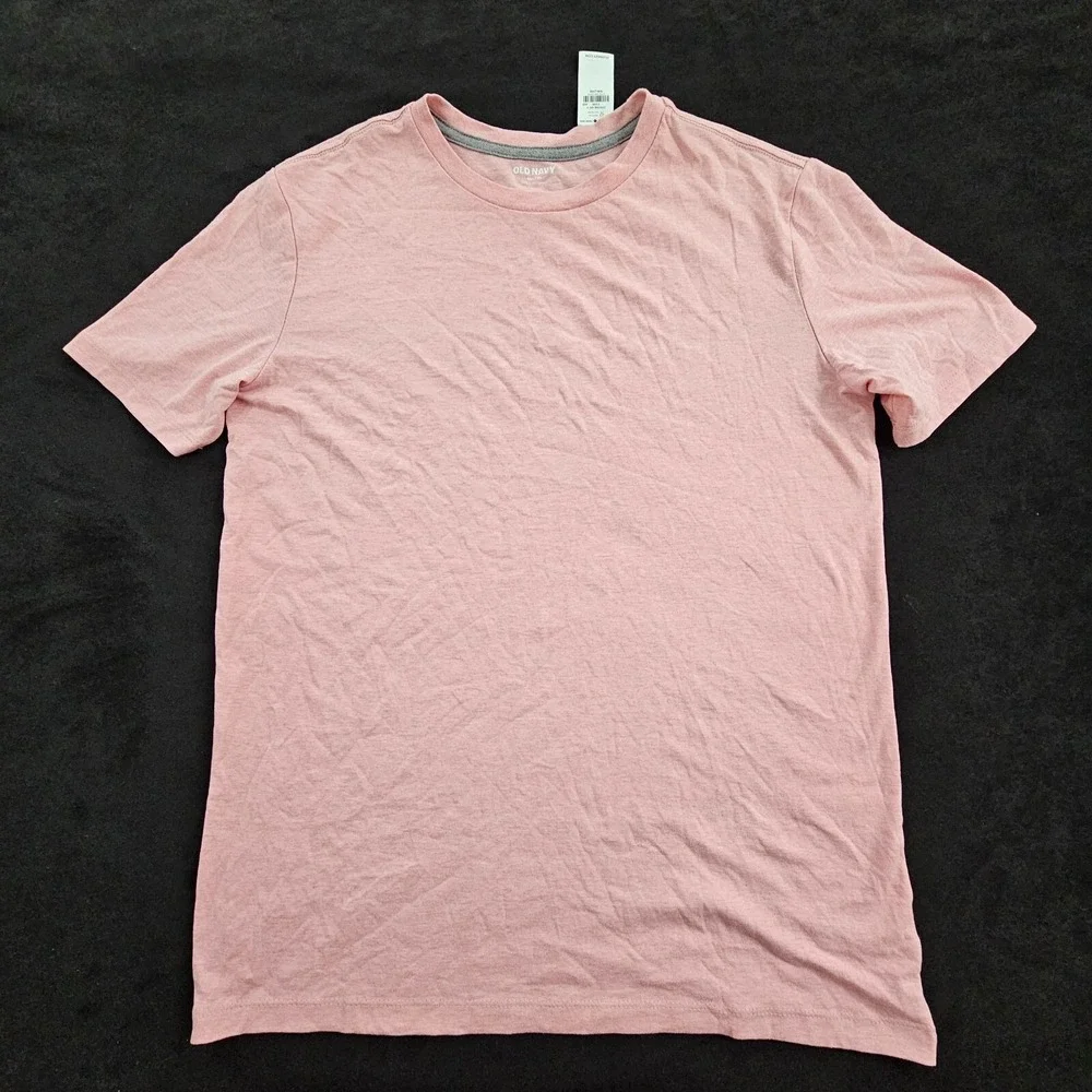 Old Navy Pink Short Sleeve Cotton Blend T-Shirt Youth 2XL (18)